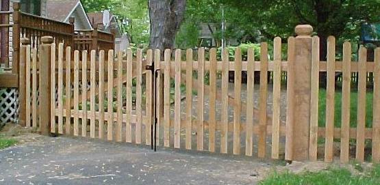 Wood Fencing installation